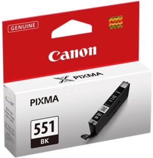 Gyártó: <span class='dk-excerpt-value'>CANON</span> CLI-551B Fotópatron Pixma iP7250, MG5450 nyomtatókhoz, CANON, fekete, 7ml