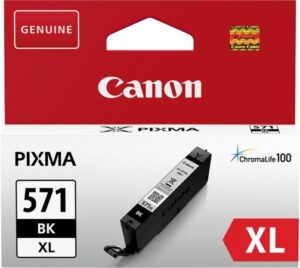 Gyártó: <span class='dk-excerpt-value'>CANON</span> CLI-571XL Tintapatron Pixma MG 5700 Series/6800 Series/7700 Series nyomtatókhoz, CANON, fekete, 11 ml