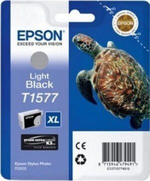 Gyártó: <span class='dk-excerpt-value'>EPSON</span> T15774010 Tintapatron StylusPhoto R3000 nyomtatóhoz, EPSON, világos fekete, 25,9ml
