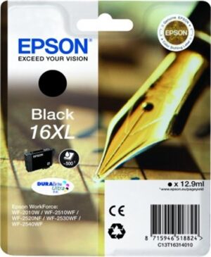 Gyártó: <span class='dk-excerpt-value'>EPSON</span> T16314010 Tintapatron Workforce WF2540WF nyomtatóhoz, EPSON, fekete, 12,9ml