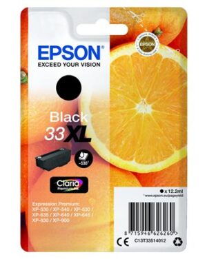 Gyártó: <span class='dk-excerpt-value'>EPSON</span> T33514012 Tintapatron Expression Premium XP530, 630, 900 nyomtatókhoz, EPSON, fekete, 12,2 ml