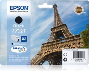 Gyártó: <span class='dk-excerpt-value'>EPSON</span> T70214010 Tintapatron WorkForce Pro 4015, 4095, 4525 nyomtatókhoz, EPSON, fekete, 45,2 ml
