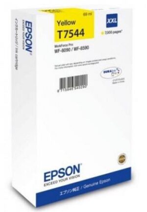 Gyártó: <span class='dk-excerpt-value'>EPSON</span> T754440 Tintapatron WorkForce Pro WF-8590, 8090 nyomtatókhoz, EPSON, sárga, 7k