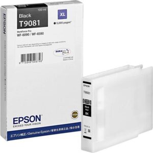 Gyártó: <span class='dk-excerpt-value'>EPSON</span> T908140 Tintapatron Workforce Pro WF-6090, WF-6590 nyomtatókhoz, EPSON, fekete, 5k
