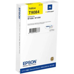 Gyártó: <span class='dk-excerpt-value'>EPSON</span> T908440 Tintapatron Workforce Pro WF-6090, WF-6590 nyomtatókhoz, EPSON, sárga, 4k