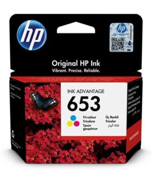 Gyártó: <span class='dk-excerpt-value'>HP</span> 3YM74AE Tintapatron DeskJet Plus Ink Advantage 6075 All-in-One nyomtatóhoz, HP 653, c+m+y, 200 oldal