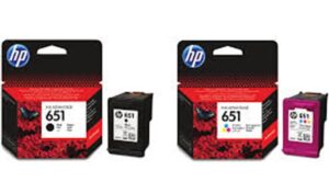 C2P10AE Tintapatron Deskjet Ink Advantage 5575 nyomtatóhoz, HP 651, fekete, 600 oldal - Bécsi Irodaker