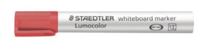 Gyártó: <span class='dk-excerpt-value'>STAEDTLER</span> Táblamarker, 2-5 mm, vágott, STAEDTLER "Lumocolor® 351 B", piros
