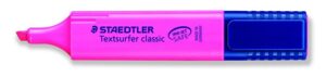 Gyártó: <span class='dk-excerpt-value'>STAEDTLER</span>
Katalóguskód: <span class='dk-excerpt-value'>382D4</span> Szövegkiemelő, 1-5 mm, STAEDTLER "Textsurfer Classic 364", rózsaszín