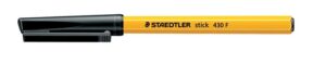 Gyártó: <span class='dk-excerpt-value'>STAEDTLER</span> Golyóstoll, 0,3 mm, kupakos, STAEDTLER "Stick 430 F", fekete
