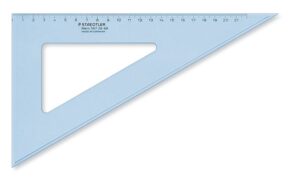 Gyártó: <span class='dk-excerpt-value'>STAEDTLER</span> Háromszög vonalzó, műanyag, 60°, 25 cm, STAEDTLER "Mars 567", átlátszó kék