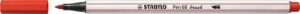 Gyártó: <span class='dk-excerpt-value'>STABILO</span> Ecsetirón, STABILO "Pen 68 brush", piros