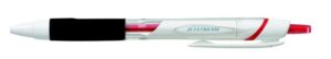 Gyártó: <span class='dk-excerpt-value'>UNI</span> Golyóstoll, 0,35 mm, nyomógombos, fehér tolltest, UNI "SXN-155 Jetstream", piros