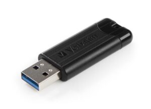 Pendrive, 16GB, USB 3.0, VERBATIM "Pinstripe", fekete - Bécsi Irodaker