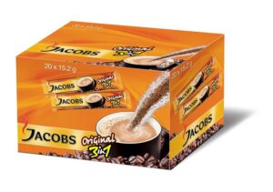Gyártó: <span class='dk-excerpt-value'>JACOBS</span> Instant kávé stick, 20x15,2 g, JACOBS "3in1"