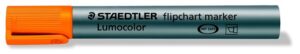 Gyártó: <span class='dk-excerpt-value'>STAEDTLER</span> Flipchart marker, 2,5 mm, vágott, STAEDTLER "Lumocolor 356 B", narancssárga