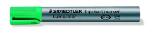 Gyártó: <span class='dk-excerpt-value'>STAEDTLER</span> Flipchart marker, 2,5 mm, vágott, STAEDTLER "Lumocolor 356 B", zöld