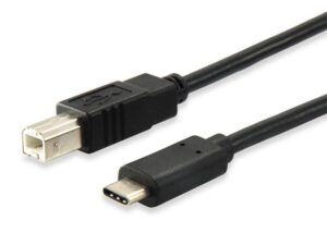 Gyártó: <span class='dk-excerpt-value'>EQUIP</span> Átalakító kábel, USB-C-USB-B 2.0, 1m, EQUIP