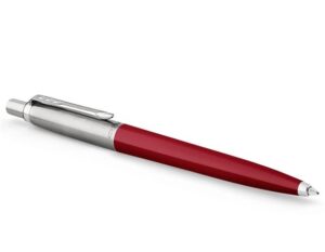 Gyártó: <span class='dk-excerpt-value'>PARKER</span> Golyóstoll, 0,7 mm, ezüst színű klip, piros tolltest, PARKER "Royal Jotter Originals", kék