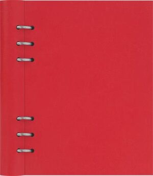 Gyártó: <span class='dk-excerpt-value'>FILOFAX</span> Tervező, naptár és füzet betéttel, A5, FILOFAX "Clipbook Classic", piros