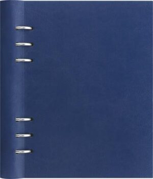 Gyártó: <span class='dk-excerpt-value'>FILOFAX</span> Tervező, naptár és füzet betéttel, A5, FILOFAX "Clipbook Classic", kék