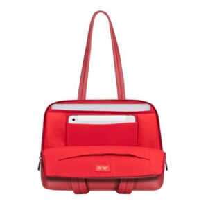 Notebook táska, női, 14", RIVACASE "Orly 8992", piros - Bécsi Irodaker