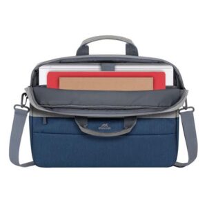 Notebook táska, 15,6", RIVACASE "Prater 7532", szürke-kék - Bécsi Irodaker