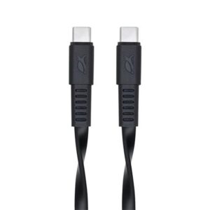 USB kábel, USB-C - USB-C, 1,2 m, RIVACASE "PS6005", fekete - Bécsi Irodaker