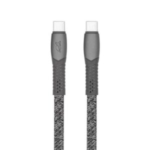 USB kábel, USB-C - USB-C, 1,2 m, RIVACASE "PS6105", szürke - Bécsi Irodaker