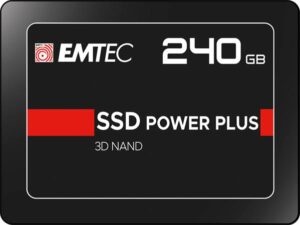 Gyártó: <span class='dk-excerpt-value'>EMTEC</span> SSD (belső memória), 240GB, SATA 3, 500/520 MB/s, EMTEC "X150"