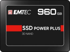 Gyártó: <span class='dk-excerpt-value'>EMTEC</span> SSD (belső memória), 960GB, SATA 3, 500/520 MB/s, EMTEC "X150"