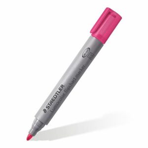 Gyártó: <span class='dk-excerpt-value'>STAEDTLER</span> Flipchart marker, 2 mm, kúpos, STAEDTLER "Lumocolor 356", rózsaszín