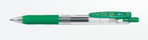 Gyártó: <span class='dk-excerpt-value'>ZEBRA</span> Zseléstoll, 0,37 mm, nyomógombos, ZEBRA "Sarasa Clip", zöld