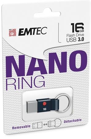 Pendrive, 16GB, USB 3.2, EMTEC "T100 Nano Ring" - Bécsi Irodaker