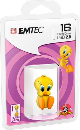Pendrive, 16GB, USB 2.0, EMTEC "Tweety" - Bécsi Irodaker