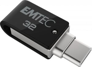 Gyártó: <span class='dk-excerpt-value'>EMTEC</span> Pendrive, 32GB, USB 3.2, USB-A bemenet/USB-C kimenet, EMTEC "T260C Dual"