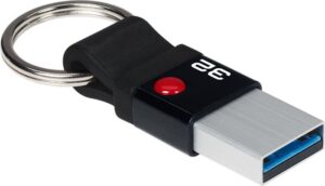 Pendrive, 32GB, USB 3.2, EMTEC "T100 Nano Ring" - Bécsi Irodaker