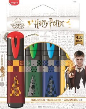 Gyártó: <span class='dk-excerpt-value'>MAPED</span>
Csomagolási egység: <span class='dk-excerpt-value'>4 db</span> Szövegkiemelő készlet, MAPED "Harry Potter Teens", 4 különböző szín