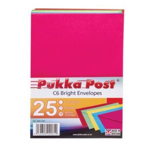 Gyártó: <span class='dk-excerpt-value'>PUKKA PAD</span>
Csomagolási egység: <span class='dk-excerpt-value'>25 db</span> Boríték, C6, szilikonos, PUKKA PAD "Bright", vegyes színek