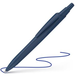 Gyártó: <span class='dk-excerpt-value'>SCHNEIDER</span> Golyóstoll, 0,5 mm, nyomógombos, sötétkék színű tolltest, SCHNEIDER "Reco", kék