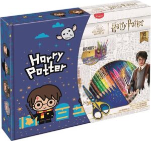 Gyártó: <span class='dk-excerpt-value'>MAPED HP</span>
Csomagolási egység: <span class='dk-excerpt-value'>35 db</span> Színezőkészlet, kiegészítőkkel, MAPED "Harry Potter Kids", 35 darabos