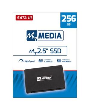 Gyártó: <span class='dk-excerpt-value'>MYMEDIA</span> SSD (belső memória), 256GB, SATA 3, 450/520MB/s, MYMEDIA