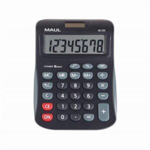 Gyártó: <span class='dk-excerpt-value'>MAUL</span> Számológép, asztali, 8 számjegy, MAUL "MJ 550", fekete-szürke