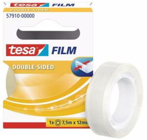 Gyártó: <span class='dk-excerpt-value'>TESA</span>
Csomagolási egység: <span class='dk-excerpt-value'>7 méter</span> Ragasztószalag, kétoldalas, 12 mm x 7,5 m, TESA "Tesafilm"