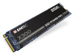 Gyártó: <span class='dk-excerpt-value'>EMTEC</span> SSD (belső memória), 256GB, M2 NVMe, 1700/1000 MB/s, EMTEC "X300"