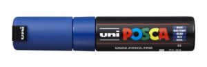 Gyártó: <span class='dk-excerpt-value'>UNI</span> Dekormarker, 8 mm, vágott, UNI "Posca PC-8K", kék