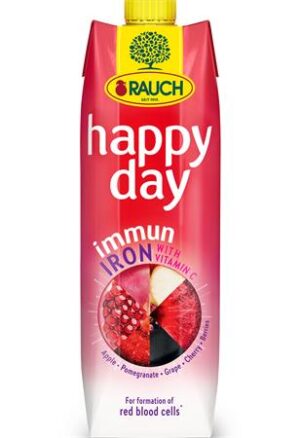 Gyártó: <span class='dk-excerpt-value'>RAUCH</span> Gyümölcslé, 55%, 1l, RAUCH "Happy day", Immun Iron