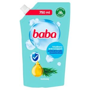 Gyártó: <span class='dk-excerpt-value'>BABA</span> Folyékony szappan utántöltő, 750 ml, BABA, teafaolajjal