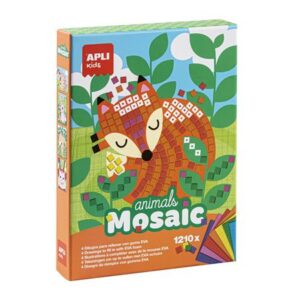 Gyártó: <span class='dk-excerpt-value'>APLI</span> Mozaikos képkészítő készlet, APLI Kids "Animals Mosaic", erdei állatok