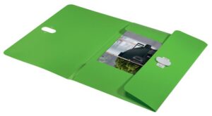 Gyártó: <span class='dk-excerpt-value'>LEITZ</span> Iratvédő mappa, 11 mm, PP, A4, LEITZ "Recycle", zöld
